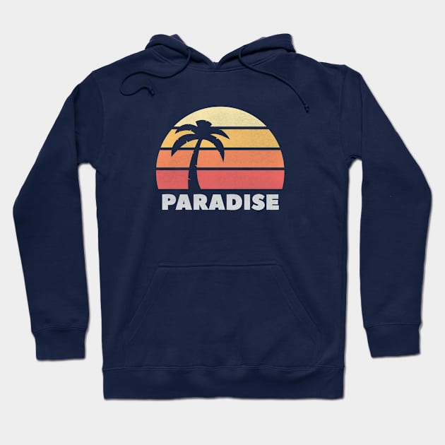 Paradise Summer Vacation T-Shirt Hoodie by happinessinatee